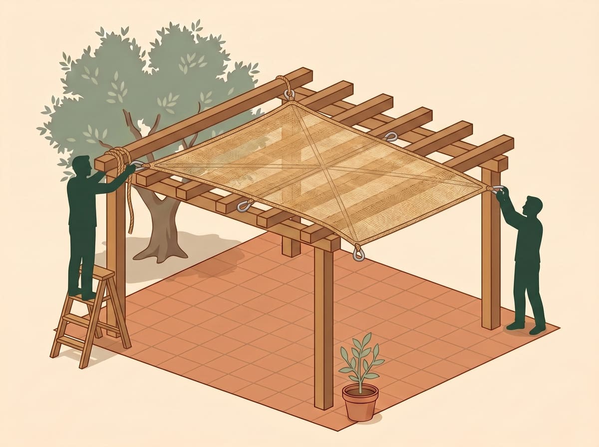 Comment installer une toile coco : le guide de pose complet