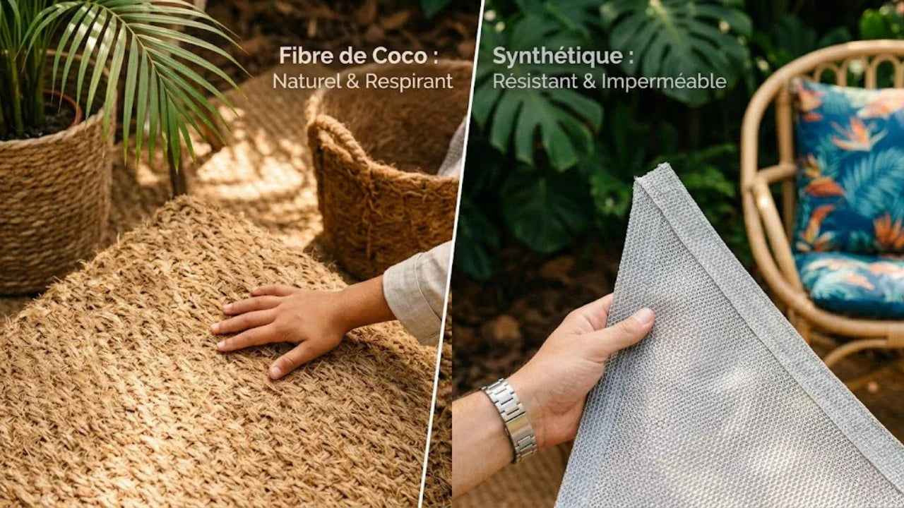 Toile de coco vs toile synthétique : comparatif écologique et pratique