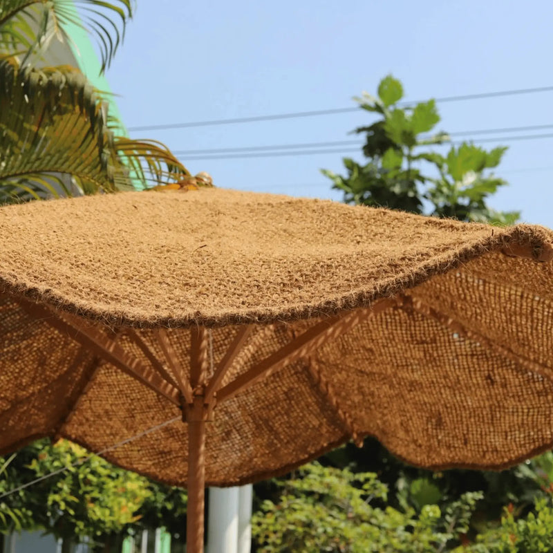 Parasol en fibre de coco