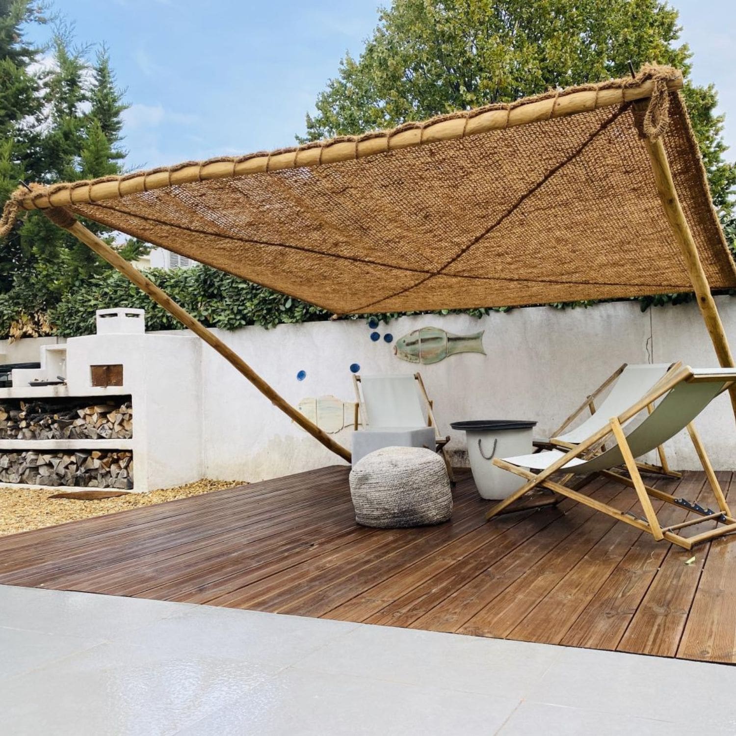 toile de coco carré