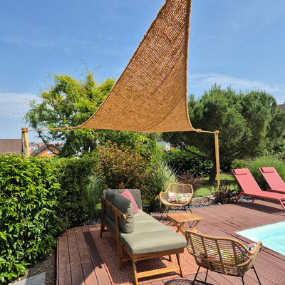 toile en fibre de coco triangulaire