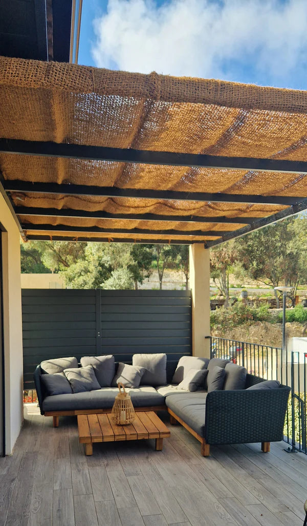 toile ombrage de coco pergola