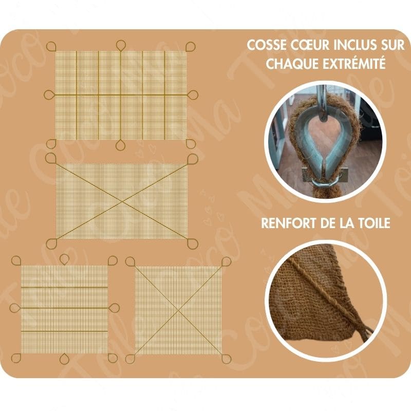 voile coco pergola
