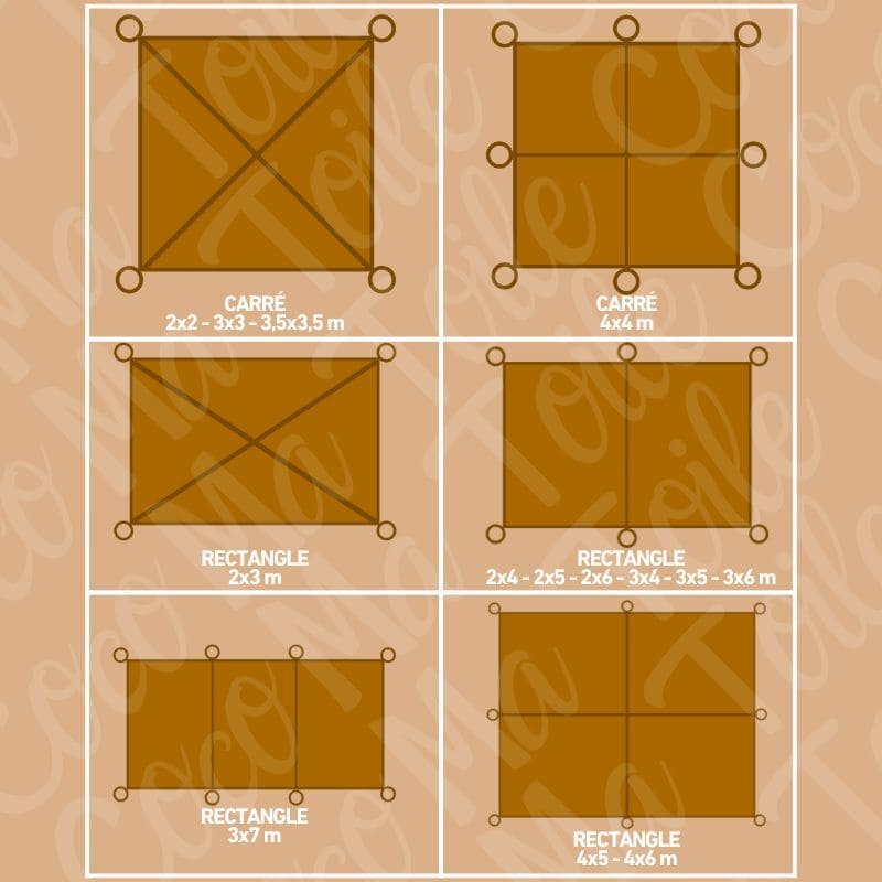 voile ombrage coco taille sur mesure