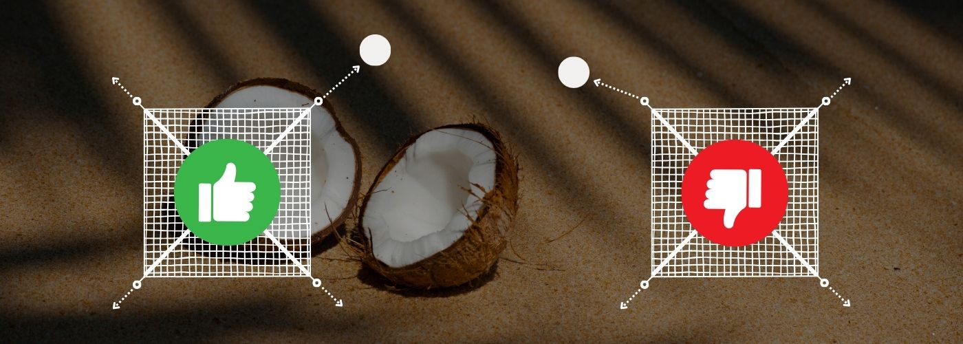 distance de la voile de coco