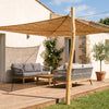 Mât en bois pour toile coco