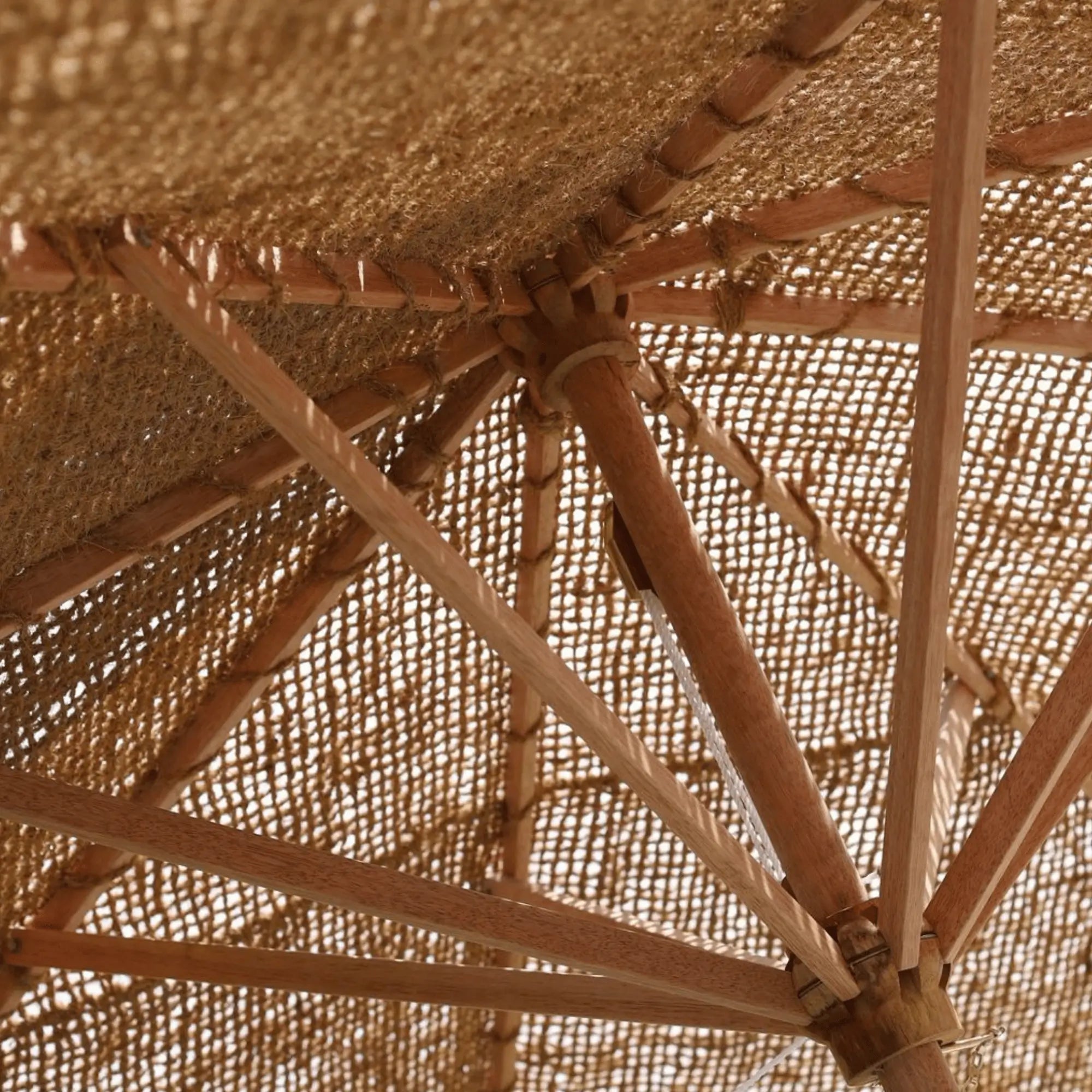 Parasol en fibre de coco