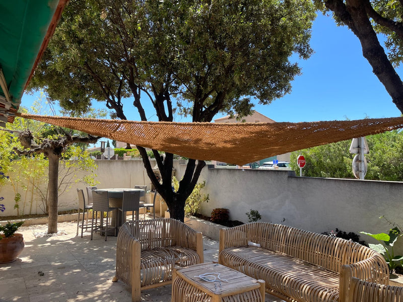 voile d'ombrage en fibre de coco​